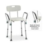 Banqueta De Banho Com Encosto E Apoio De Bra�o At� 135 Kg D3 Dellamed - Foto 7