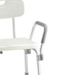 Banqueta De Banho Com Encosto E Apoio De Bra�o At� 135 Kg D3 Dellamed - Foto 8