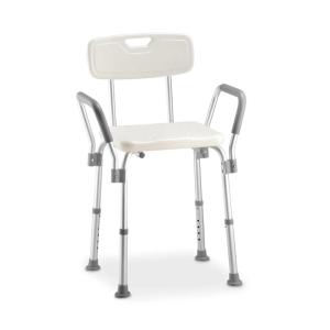 Banco Para Banho Com Encosto E Alca Lateral Dellamed   05257