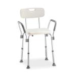 Banqueta De Banho Com Encosto E Apoio De Bra�o At� 135 Kg D3 Dellamed - Foto 1