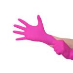 Luva Nitrila Sem Talco 100 Unidades Medix - Rosa - Foto 2