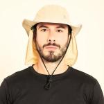 Chap�u Uv Kansas Fpu50+ Com Pala Traseira Remov�vel E Cord�o Uv Line - Foto 2