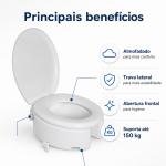 Assento Elevado Almofadado Astra Com Tampa E Trava Astra - Foto 5
