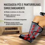 Massageador De Pernas E Pes F10 Air Massage Relaxmedic Com Compress�o De Ar - Foto 3