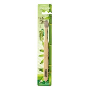 Escova Bamboo Natural 34 Tufos Macia Suavetex