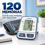 Aparelho Monitor De Pressao Digital Automatico Home Bpsp11 G-Tech - Foto 4