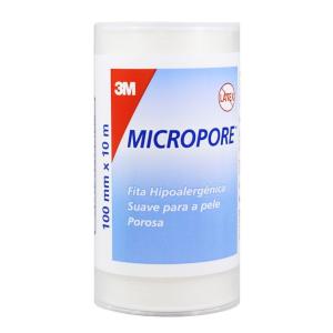 Fita Micropore 3m 100MMX10M BRANCO 