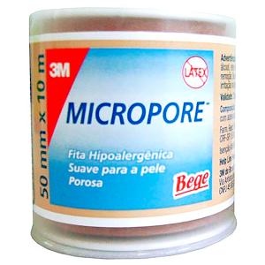 Fita Micropore 3m 50MMX10M BEGE 