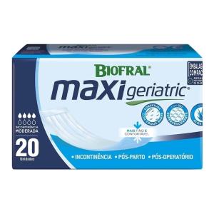 Absorvente Maxi Geriatric Leve 20 Pague 17 Biofral   010600039