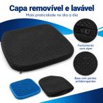 Almofada Para Cadeira Egg Sit Supermedy Ortop�dica Com Capa - Foto 2