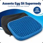 Almofada Para Cadeira Egg Sit Supermedy Ortop�dica Com Capa - Foto 3
