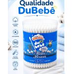 Cotonete Hastes Flex�veis Pote 150 Unidades Dubeb� - Foto 4
