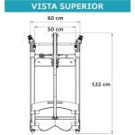 Guincho Hospitalar De Transferencia Com Elevacao D5000 180kg Dellamed - Foto 3