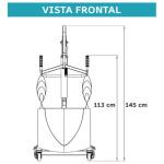 Guincho Hospitalar De Transferencia Com Elevacao D5000 180kg Dellamed - Foto 5