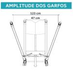 Guincho Hospitalar De Transferencia Com Elevacao D5000 180kg Dellamed - Foto 10