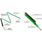 Ponteira Nylon Bengala Deficiente Visual Alo - Foto 2