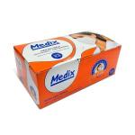 Mascara Tripla Com Elastico Branca 50 Unidades Medix - Foto 1