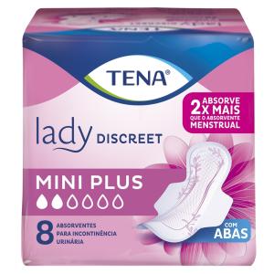 Absorvente Tena Lady Discreet Mini Plus Feminino