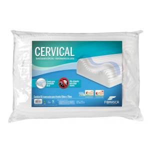 Travesseiro Cervical Latex Lavavel Fibrasca   4275