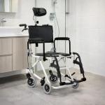 Cadeira De Banho Aluminio H3 Reclin�vel At� 120kg Ortobras - Foto 4