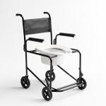 Cadeira De Banho Flex Pl202 Coletor Pes E Bracos Escamoteaveis At� 85kg Prolife - Foto 1