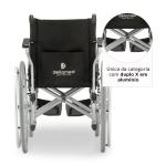 Cadeira De Rodas D600 Dobr�vel Em Alum�nio At� 120kg Dellamed - Foto 4