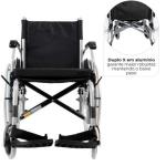 Cadeira De Rodas D600 Dobr�vel Em Alum�nio At� 120kg Dellamed - Foto 8