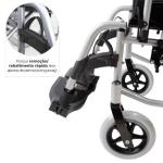 Cadeira De Rodas D600 Dobr�vel Em Alum�nio At� 120kg Dellamed - Foto 3