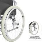 Cadeira De Rodas D600 Dobr�vel Em Alum�nio At� 120kg Dellamed - Foto 4