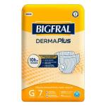Fralda Derma Plus 7 Unidades Bigfral - Foto 1