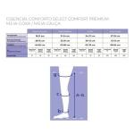 Meia Calca Longa Sigvaris 862 Select Comfort Fechada 20-30mmhg - Foto 4
