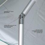 Guarda Sol Com Prote��o Solar Fpu50+ 1,90 M Di�metro Com Perfurador Uv Line - Foto 2