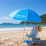 Guarda Sol Com Prote��o Solar Fpu50+ 1,90 M Di�metro Com Perfurador Uv Line - Foto 3