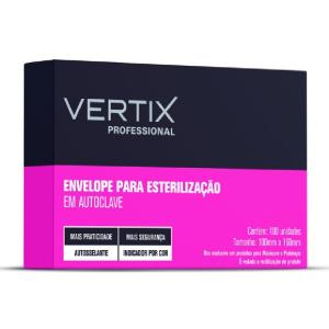 Embalagem Esterilizacao Vertix 10CMX16CM TRANSPARENTE 3175