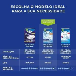 Fralda Geri�trica Tena Slip Dermacare 16 Unidades - Foto 4