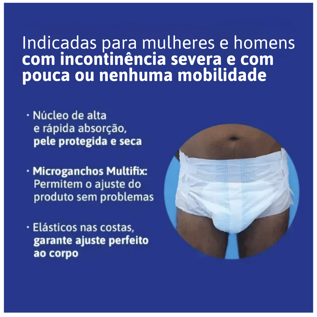 Fralda TENA Slip DermaCare 16 Unidades