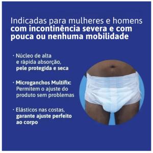 Fralda Geri�trica Tena Slip Dermacare 16 Unidades - Foto 9