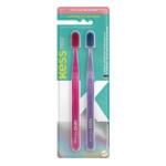Escova Dental 2105 Pro Extra Macia 2 Unidades Kess0.1000 - Foto 1