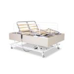 Cama Motorizada De Casal Comfort Bege Sem Colchao Com Elevacao E Grade 140x200 Pilati At� 220kg - Foto 3