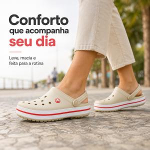 Sand�lia Crocs Crocband 11016 Feminina Original Confort�vel - Foto 8