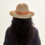 Chap�u De Palha Uv Giovana Fpu50+ Aba Larga Prote��o Solar Uv Line - Foto 4