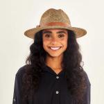 Chap�u De Palha Uv Giovana Fpu50+ Aba Larga Prote��o Solar Uv Line - Foto 6