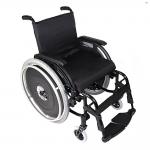 Cadeira Rodas K3 Pneu Antifuro Aluminio Ortobras 38 PRETO 