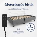 Cama Motorizada Comfort Com Grade, Rodizios E Regulagem De Altura Madeira Pilati At� 150kg - Foto 13