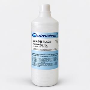 �gua Destilada Quimidrol 1 Litro Para Autoclave E Laborat�rio
