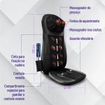 Massageador Assento Neck & Back Shiatsu Seat Plus Relaxmedic - Foto 9
