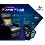 Poltrona Power Papai Massageadora Reclinavel Preta Relaxmedic - Foto 5