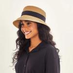 Chap�u Cap-Ferrat Uv Line Com Prote��o Solar Fpu50+ Palha Sint�tica - Foto 1