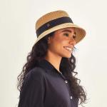 Chap�u Cap-Ferrat Uv Line Com Prote��o Solar Fpu50+ Palha Sint�tica - Foto 5