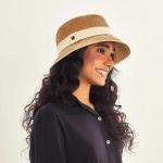 Chap�u Cap-Ferrat Uv Line Com Prote��o Solar Fpu50+ Palha Sint�tica - Foto 4